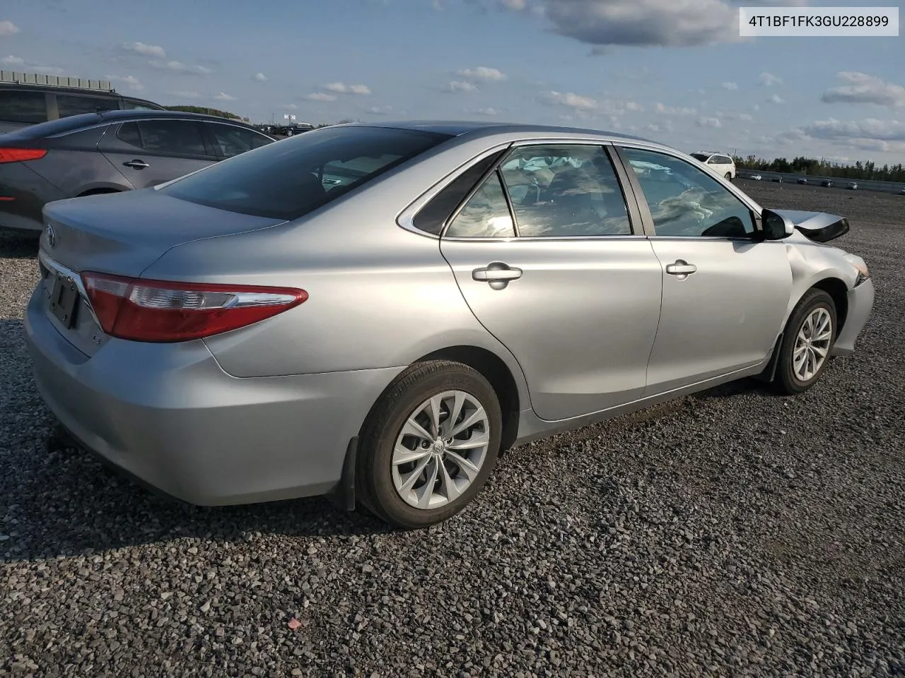 2016 Toyota Camry Le VIN: 4T1BF1FK3GU228899 Lot: 74501464