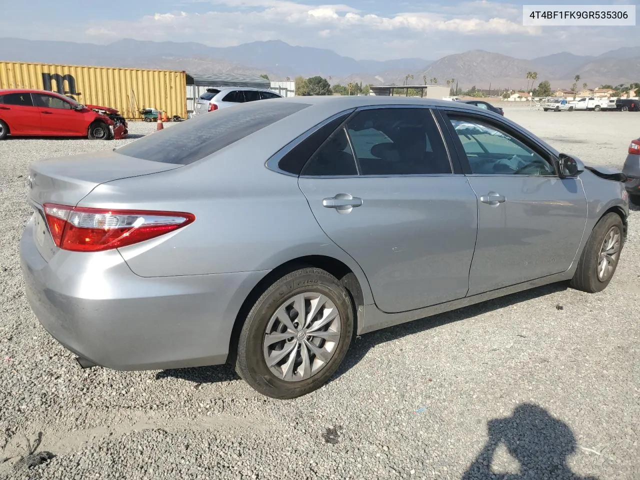 2016 Toyota Camry Le VIN: 4T4BF1FK9GR535306 Lot: 74539924