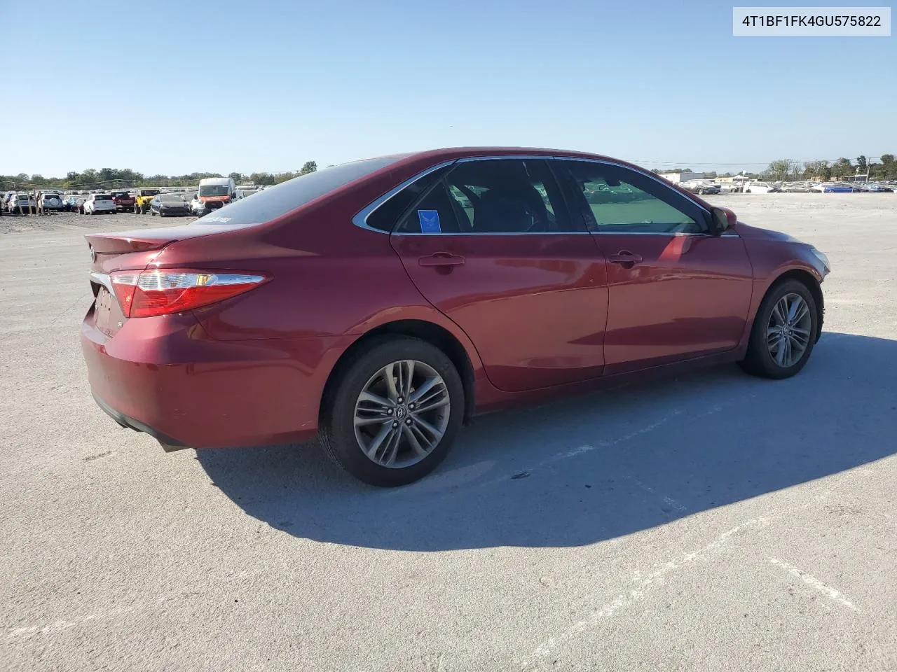 2016 Toyota Camry Le VIN: 4T1BF1FK4GU575822 Lot: 74820624