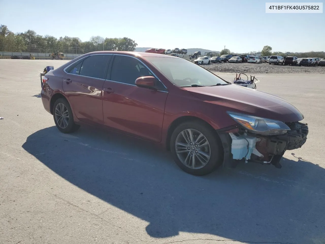 2016 Toyota Camry Le VIN: 4T1BF1FK4GU575822 Lot: 74820624