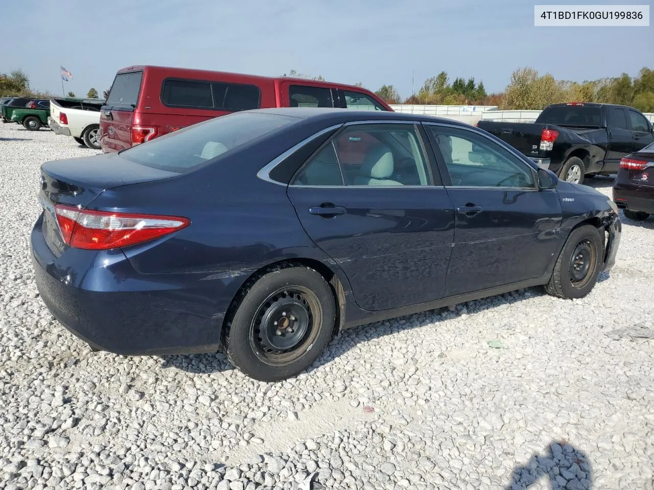 2016 Toyota Camry Hybrid VIN: 4T1BD1FK0GU199836 Lot: 74896894