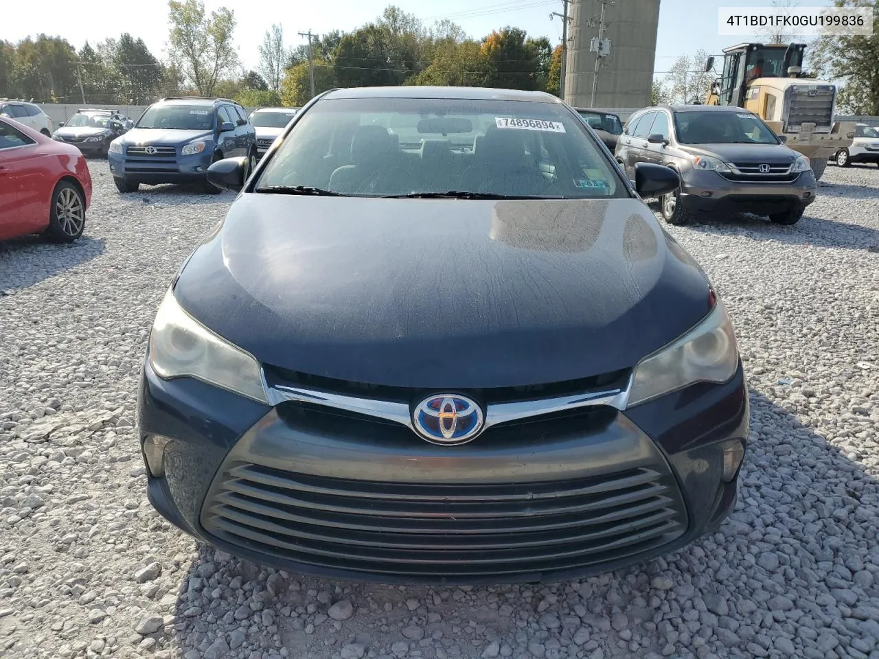 2016 Toyota Camry Hybrid VIN: 4T1BD1FK0GU199836 Lot: 74896894