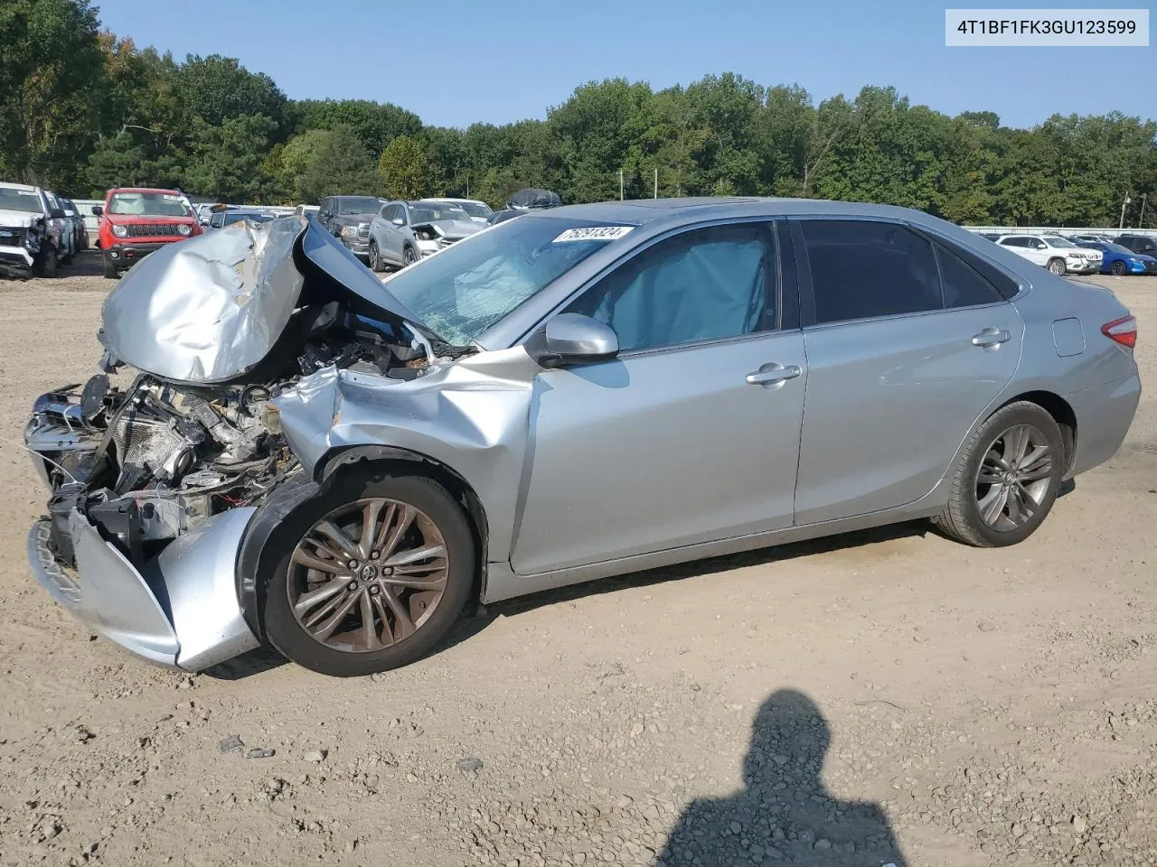 2016 Toyota Camry Le VIN: 4T1BF1FK3GU123599 Lot: 75291324