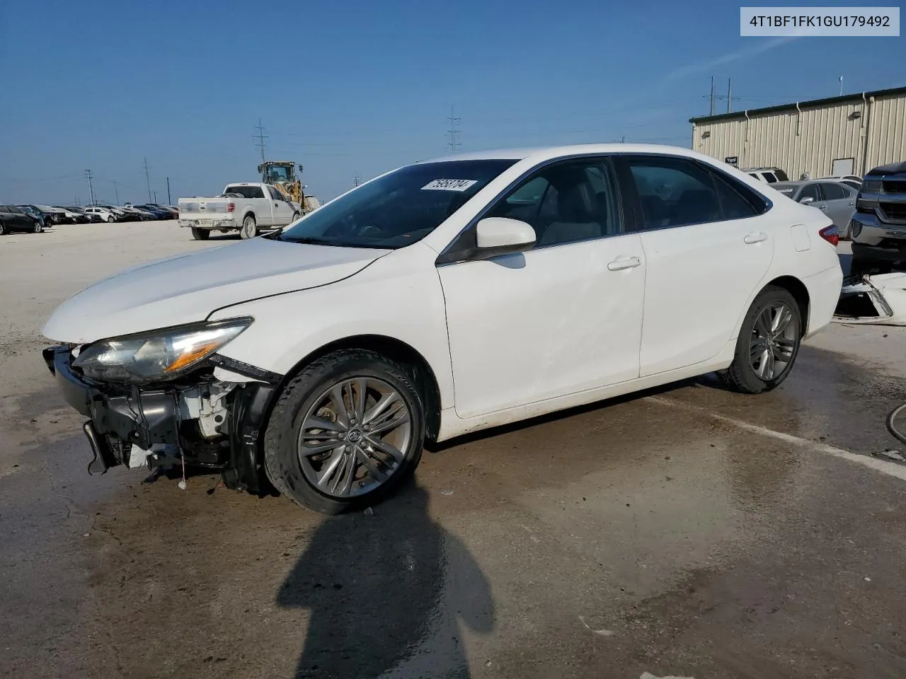 2016 Toyota Camry Le VIN: 4T1BF1FK1GU179492 Lot: 75958704