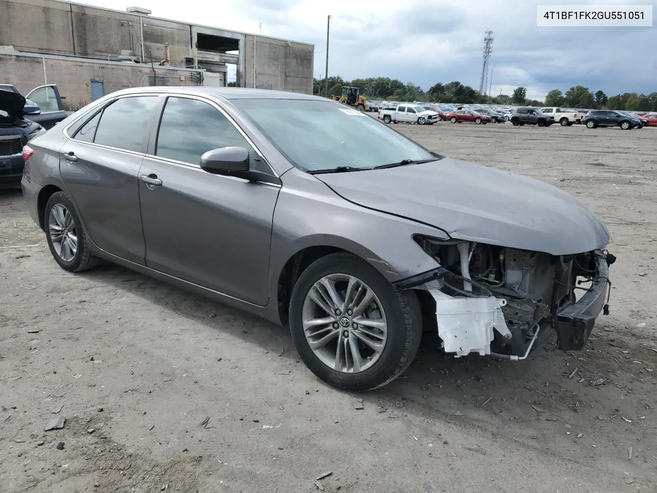 2016 Toyota Camry Le VIN: 4T1BF1FK2GU551051 Lot: 76013044