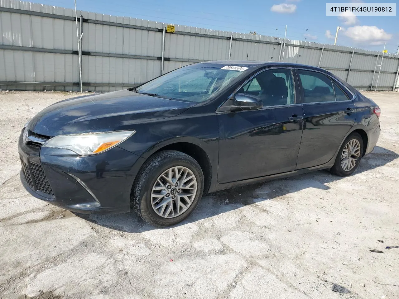 2016 Toyota Camry Le VIN: 4T1BF1FK4GU190812 Lot: 76549504