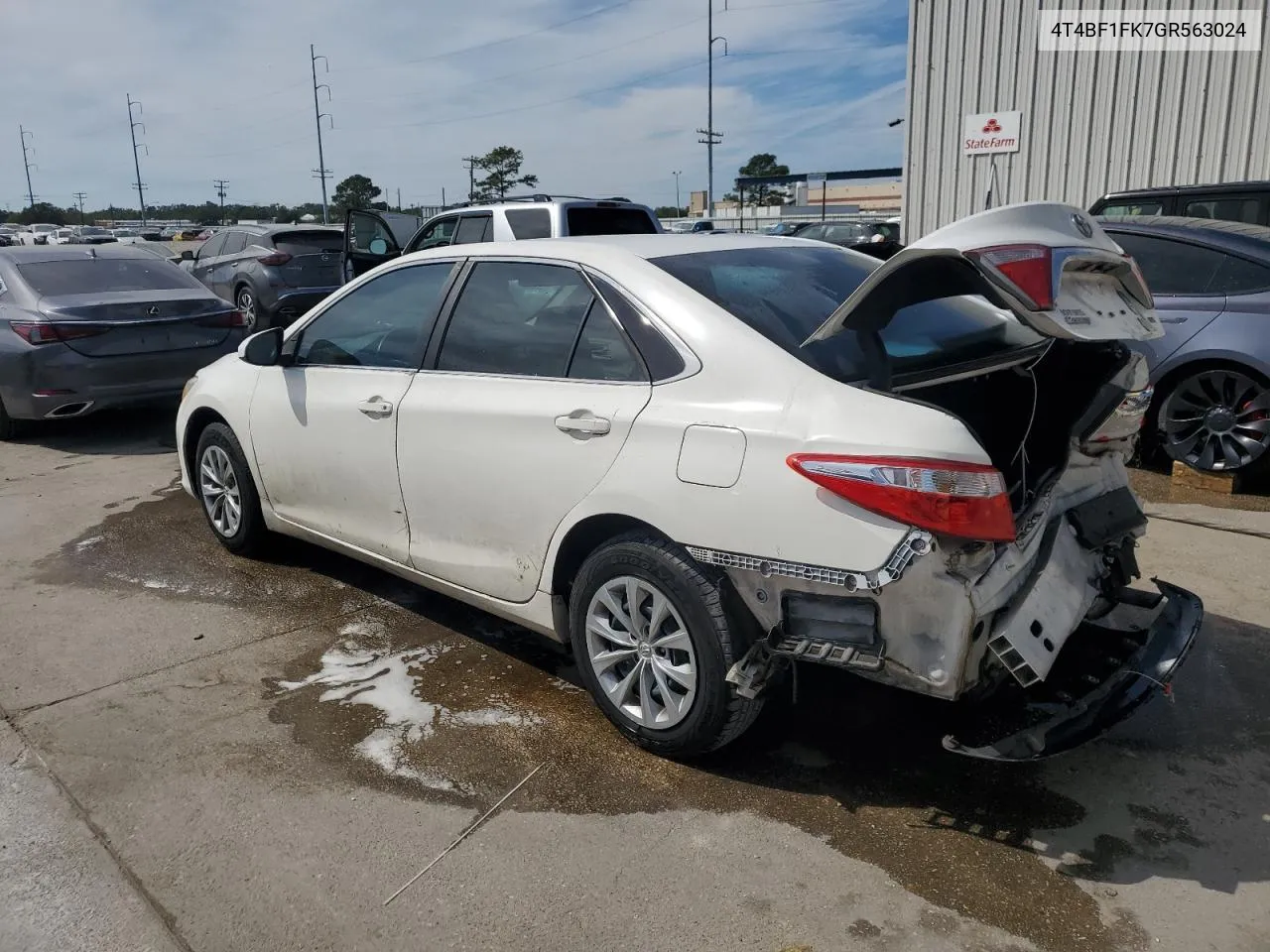 2016 Toyota Camry Le VIN: 4T4BF1FK7GR563024 Lot: 76694304