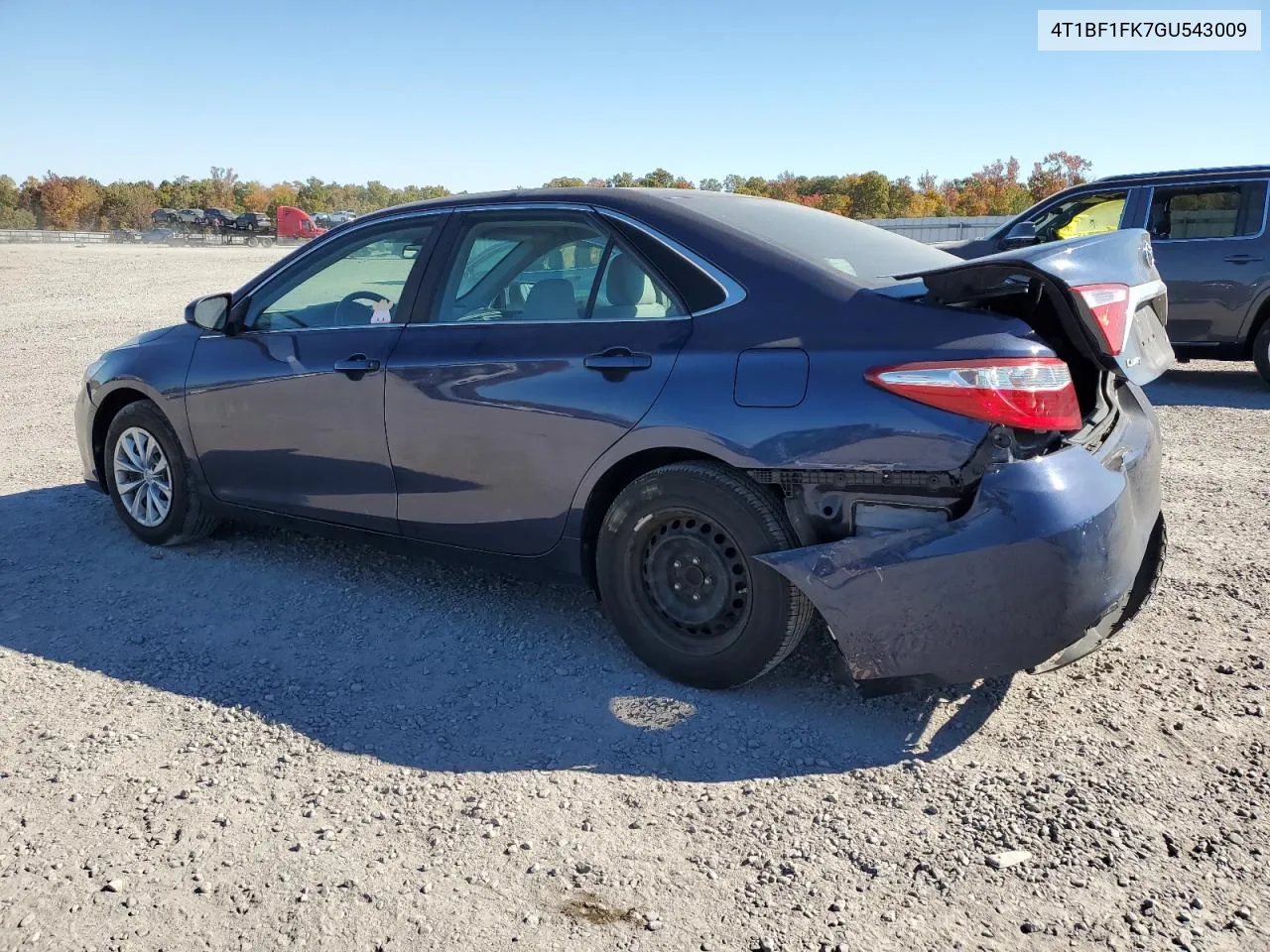 2016 Toyota Camry Le VIN: 4T1BF1FK7GU543009 Lot: 76705824