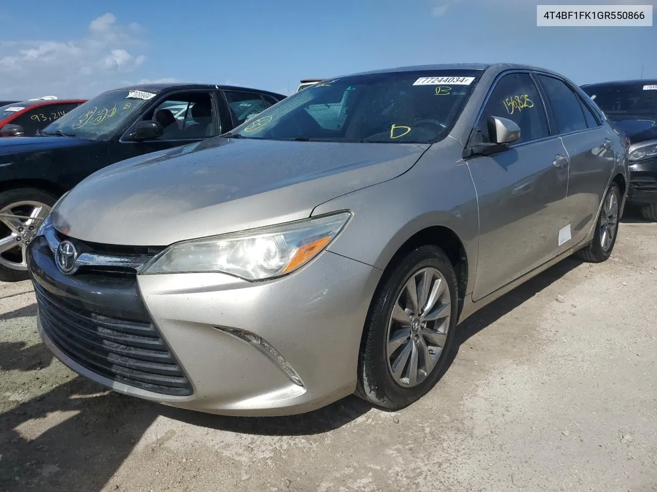 2016 Toyota Camry Le VIN: 4T4BF1FK1GR550866 Lot: 77244034