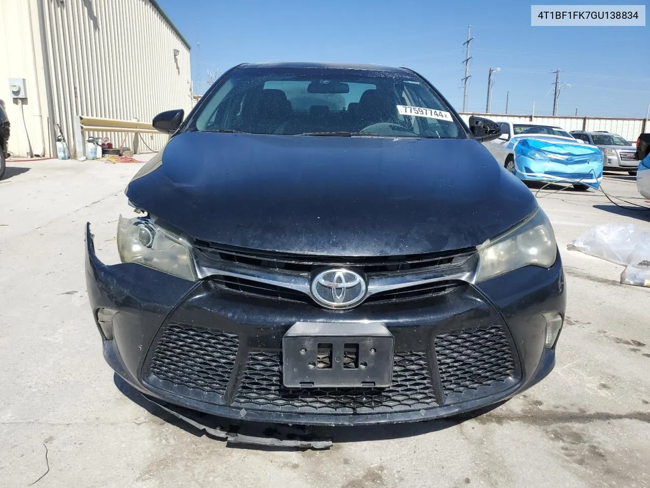 2016 Toyota Camry Le VIN: 4T1BF1FK7GU138834 Lot: 77597744