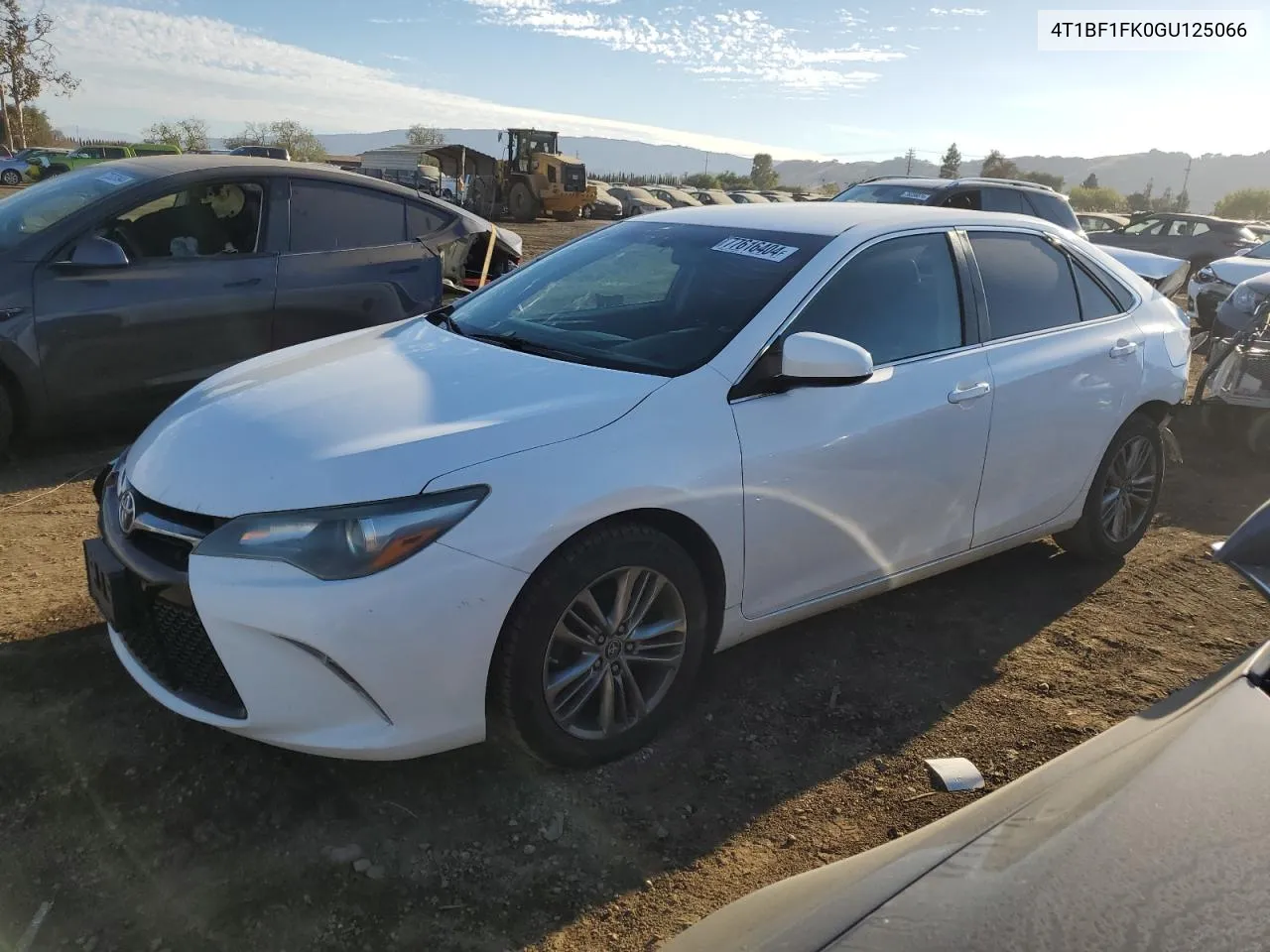 2016 Toyota Camry Le VIN: 4T1BF1FK0GU125066 Lot: 77616404