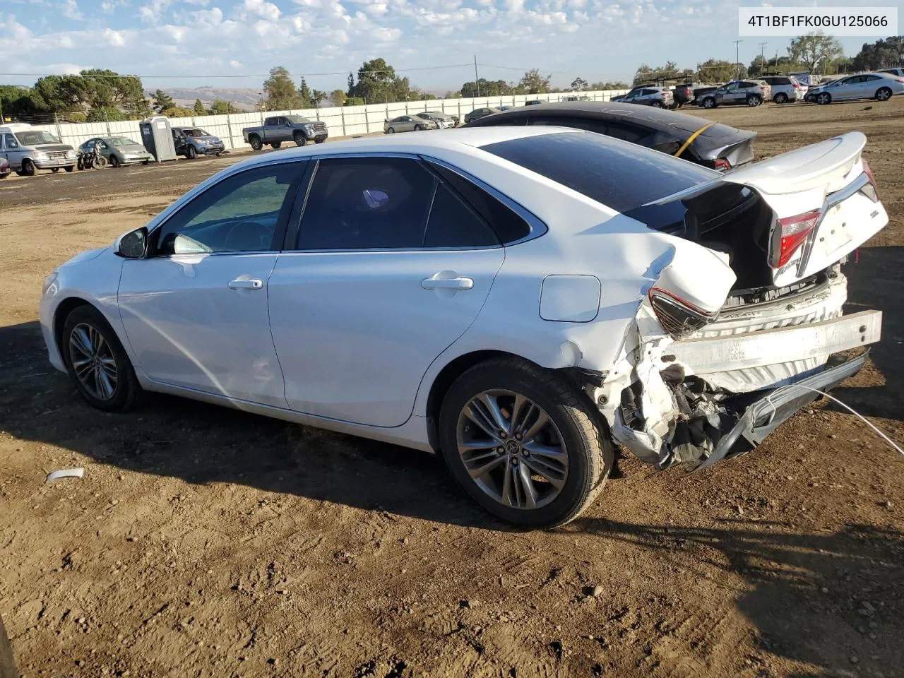 2016 Toyota Camry Le VIN: 4T1BF1FK0GU125066 Lot: 77616404