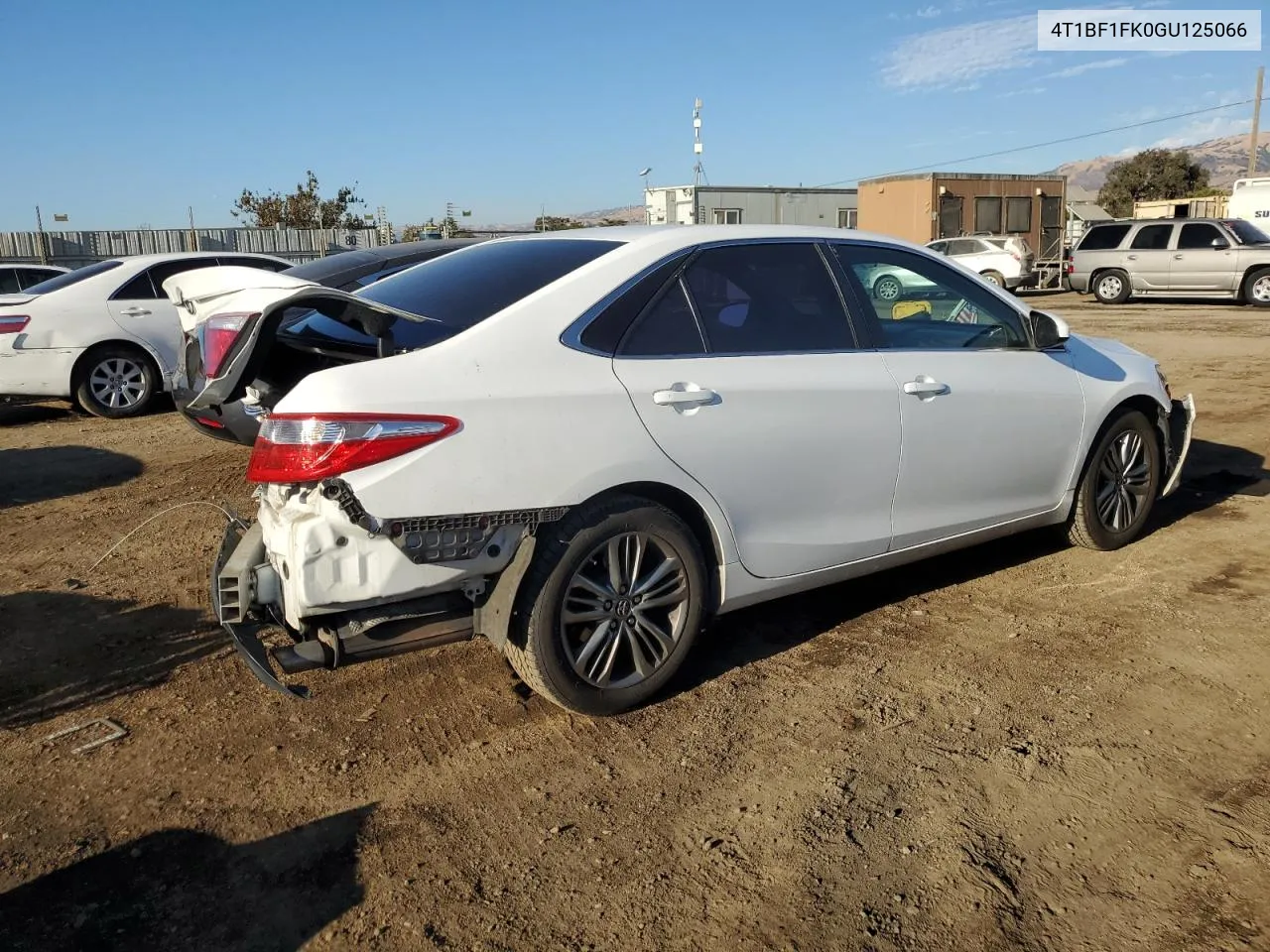 2016 Toyota Camry Le VIN: 4T1BF1FK0GU125066 Lot: 77616404