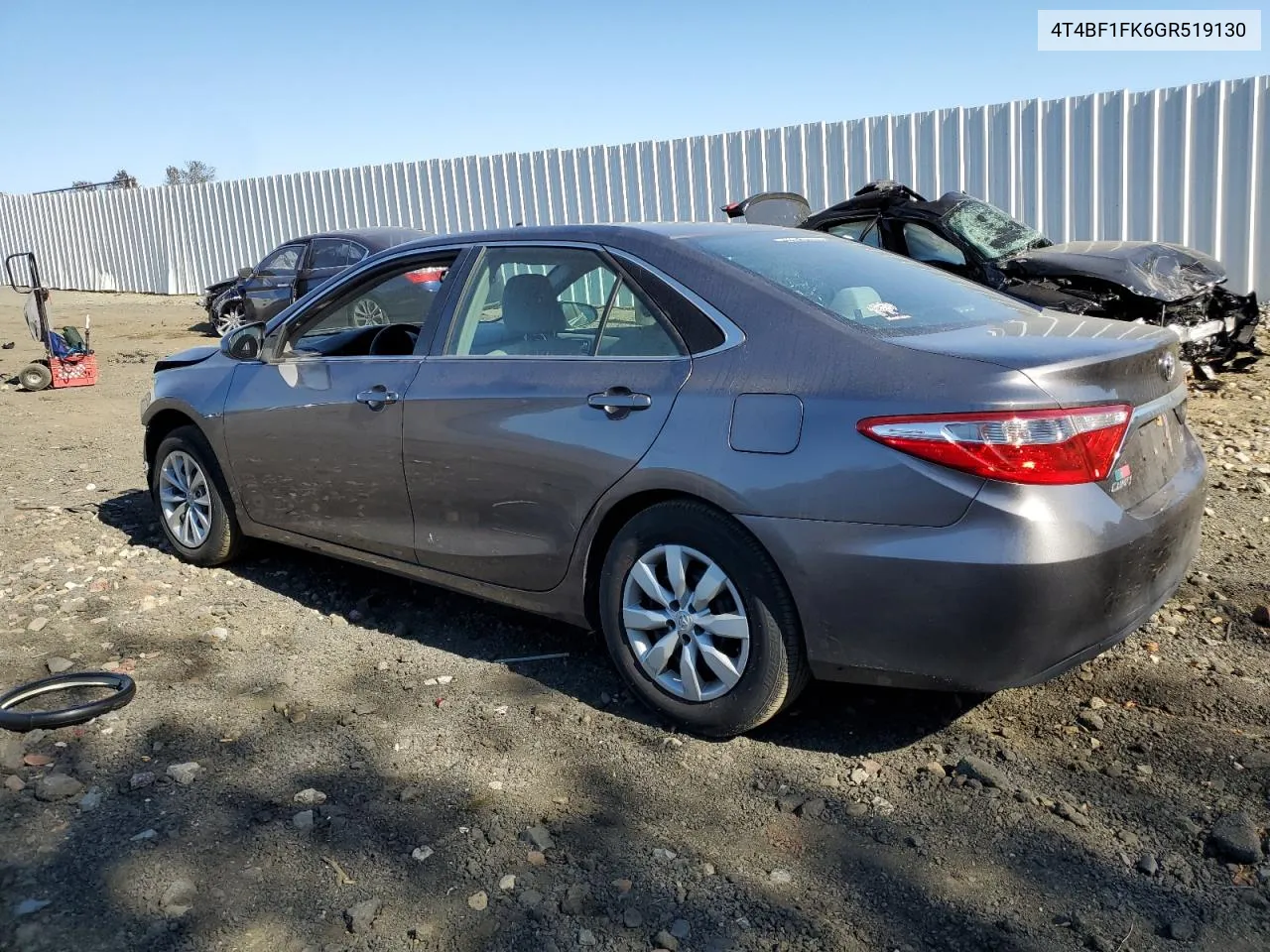 2016 Toyota Camry Le VIN: 4T4BF1FK6GR519130 Lot: 77642774