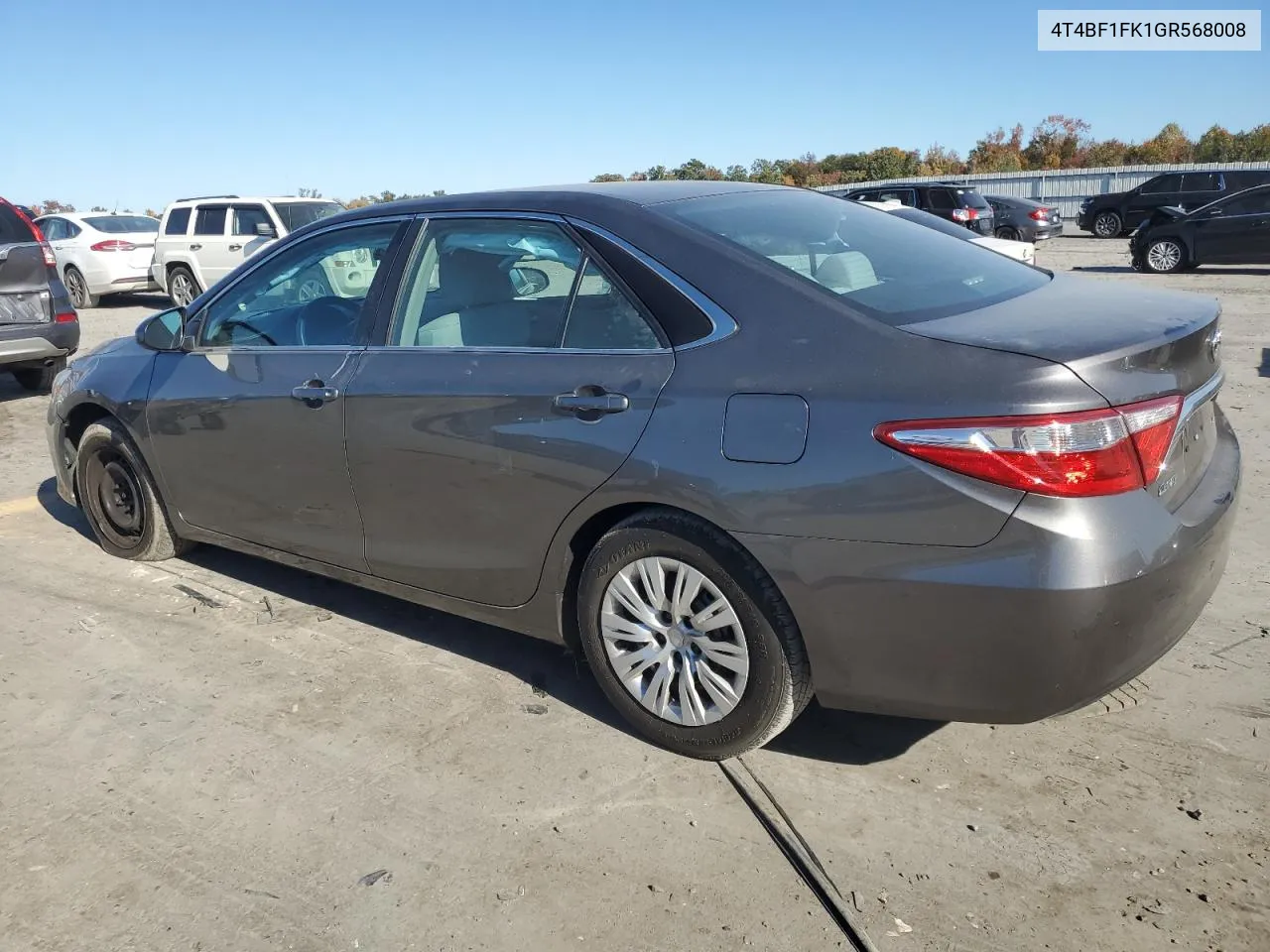 2016 Toyota Camry Le VIN: 4T4BF1FK1GR568008 Lot: 77836654