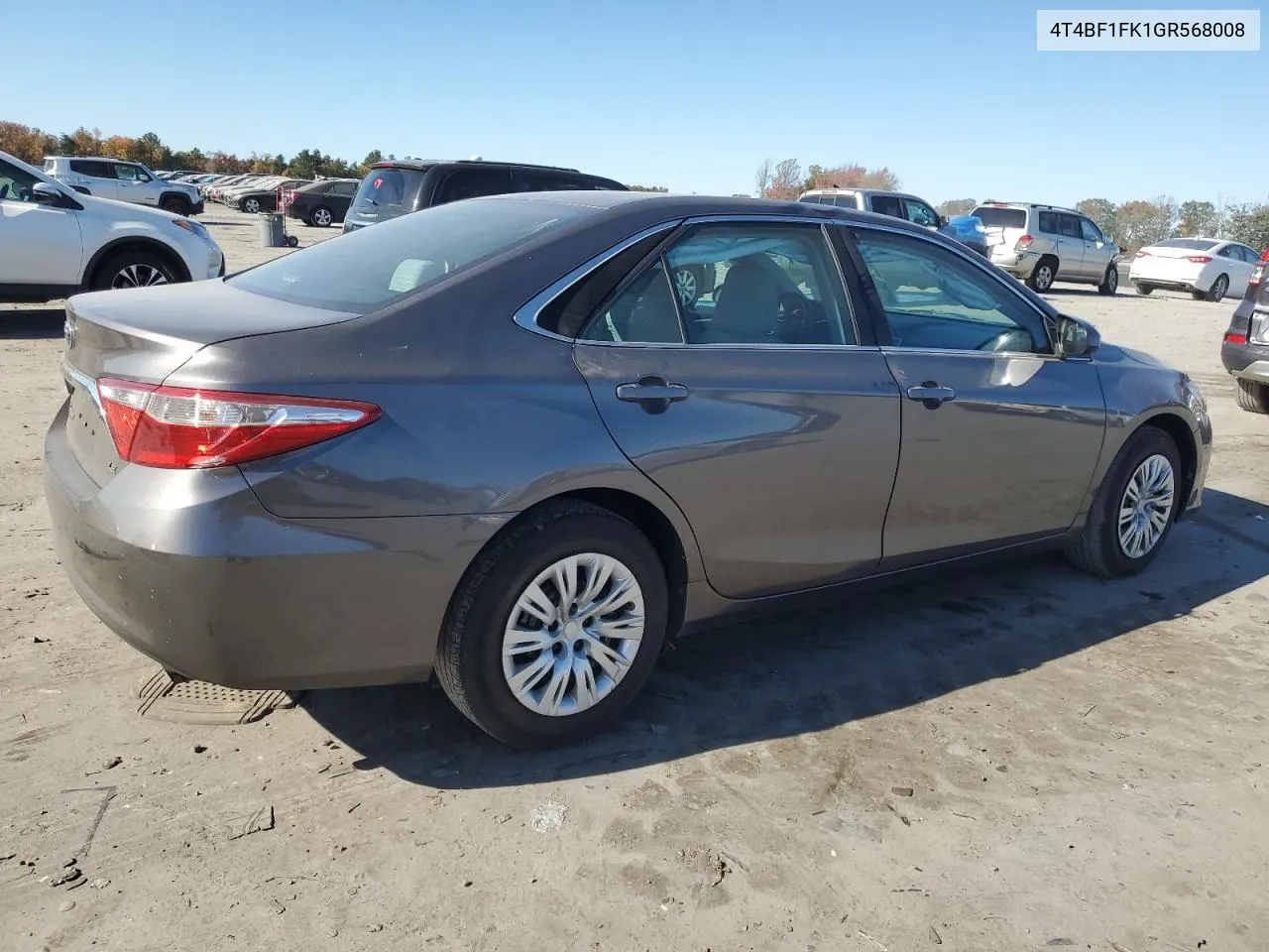 2016 Toyota Camry Le VIN: 4T4BF1FK1GR568008 Lot: 77836654