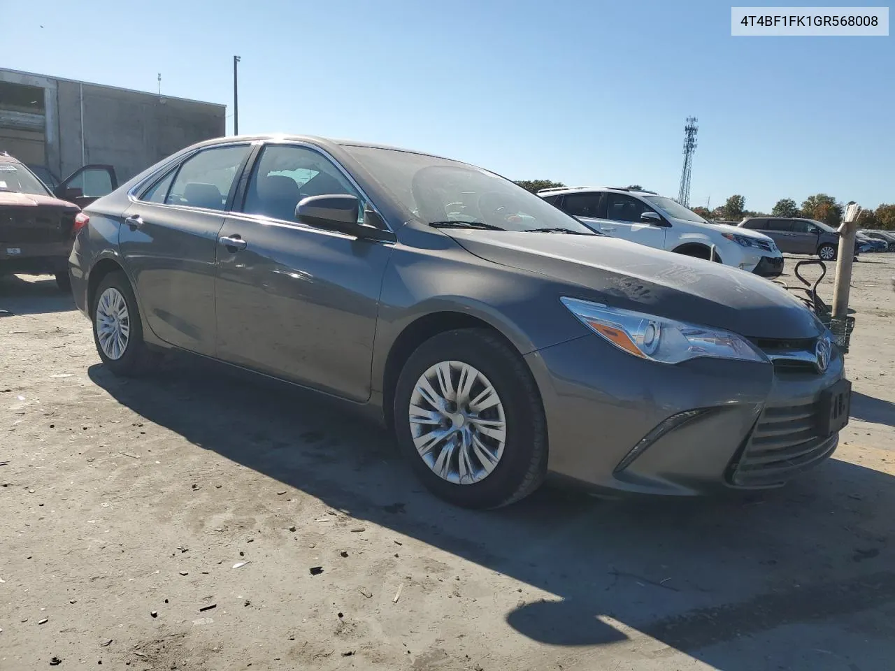 2016 Toyota Camry Le VIN: 4T4BF1FK1GR568008 Lot: 77836654