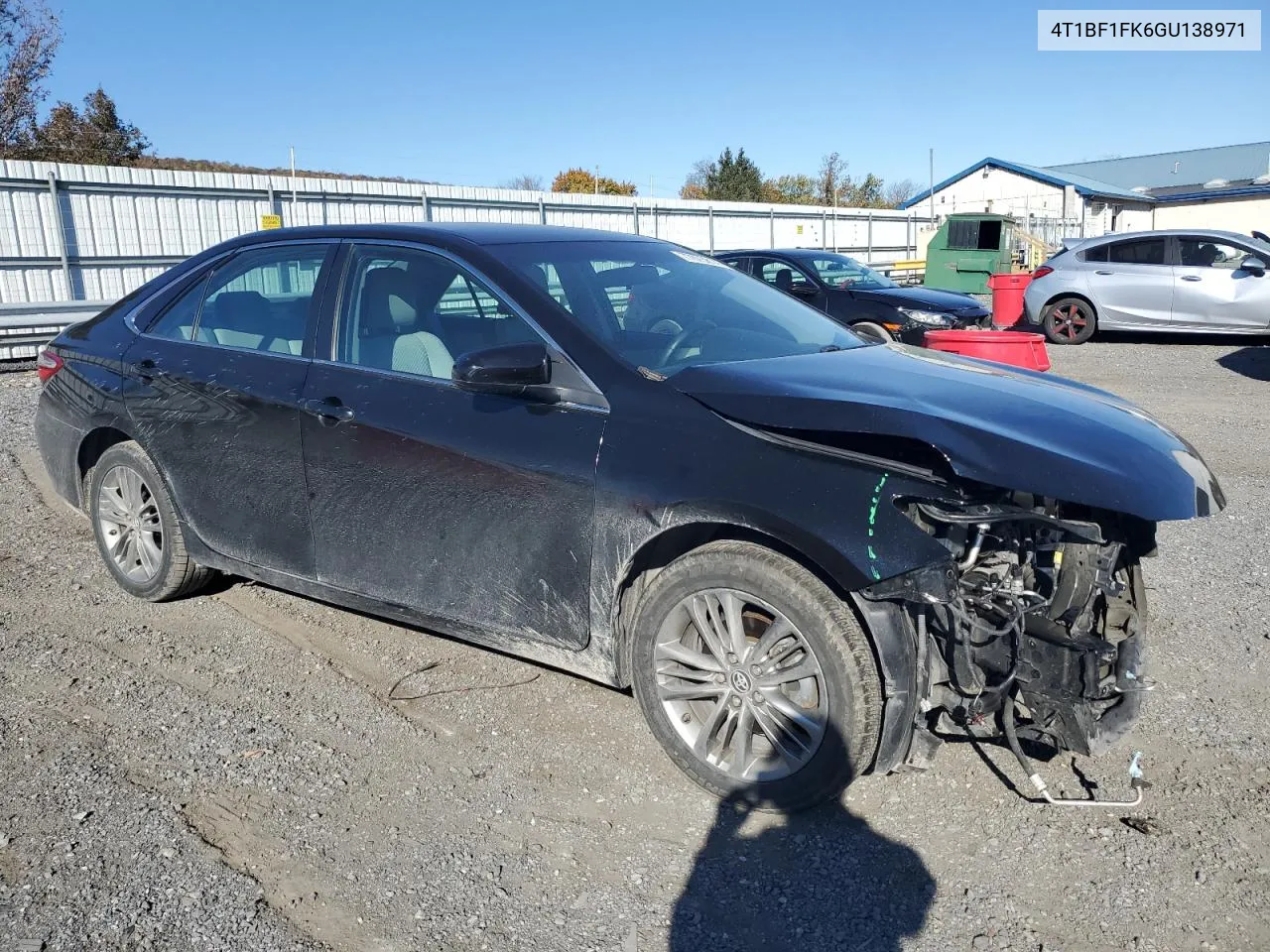 2016 Toyota Camry Le VIN: 4T1BF1FK6GU138971 Lot: 77875814