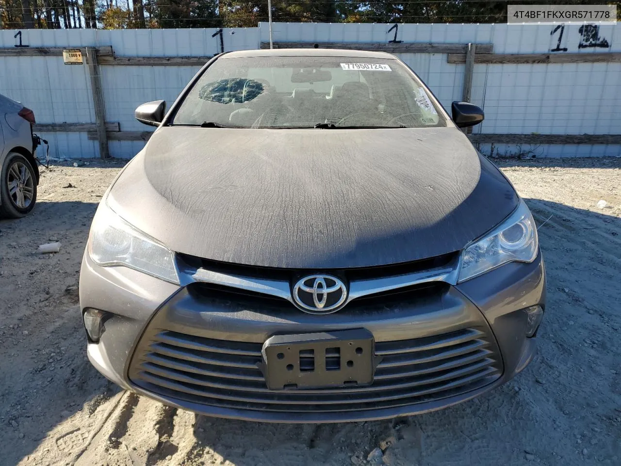 4T4BF1FKXGR571778 2016 Toyota Camry Le