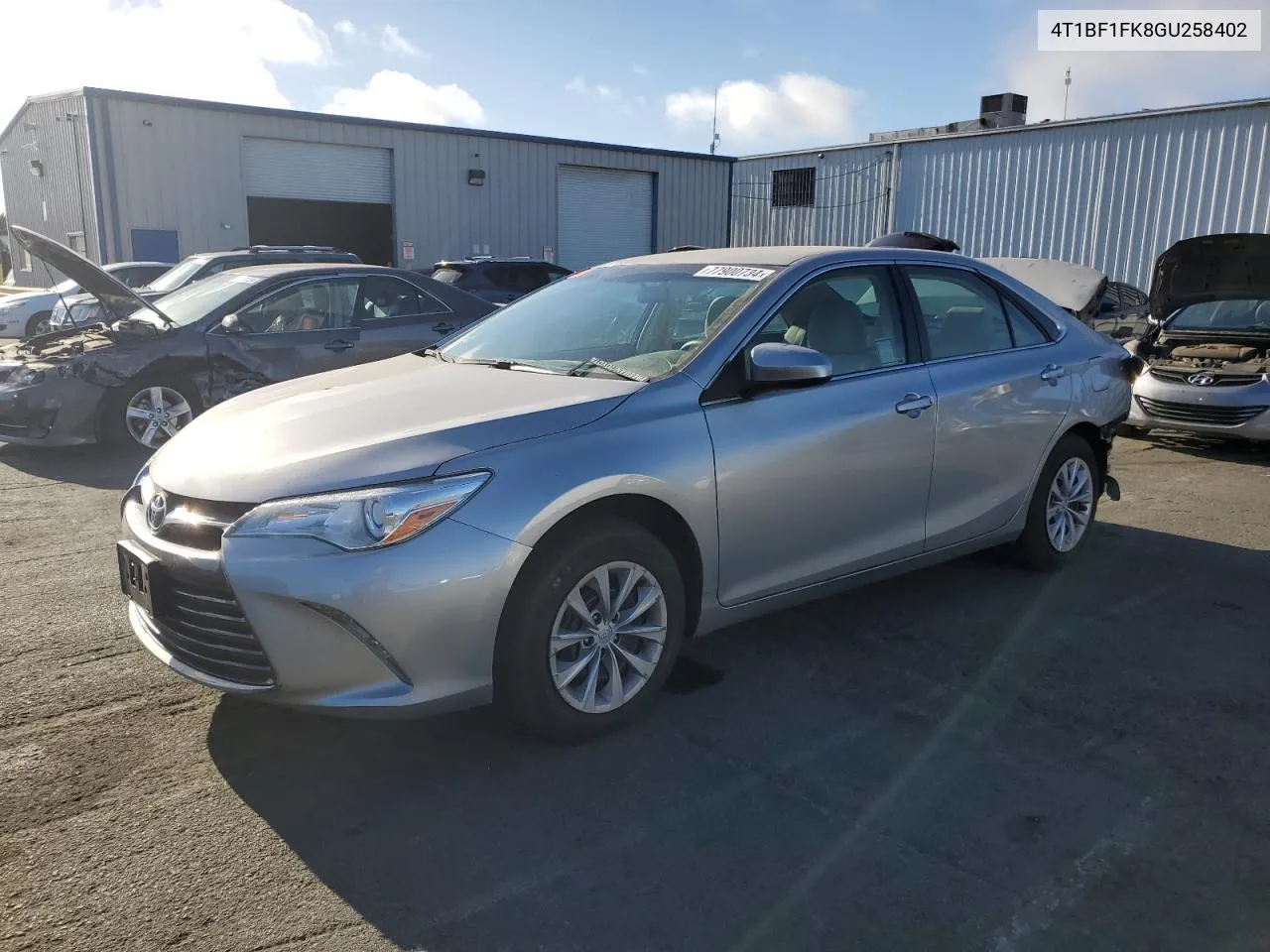 2016 Toyota Camry Le VIN: 4T1BF1FK8GU258402 Lot: 77997534