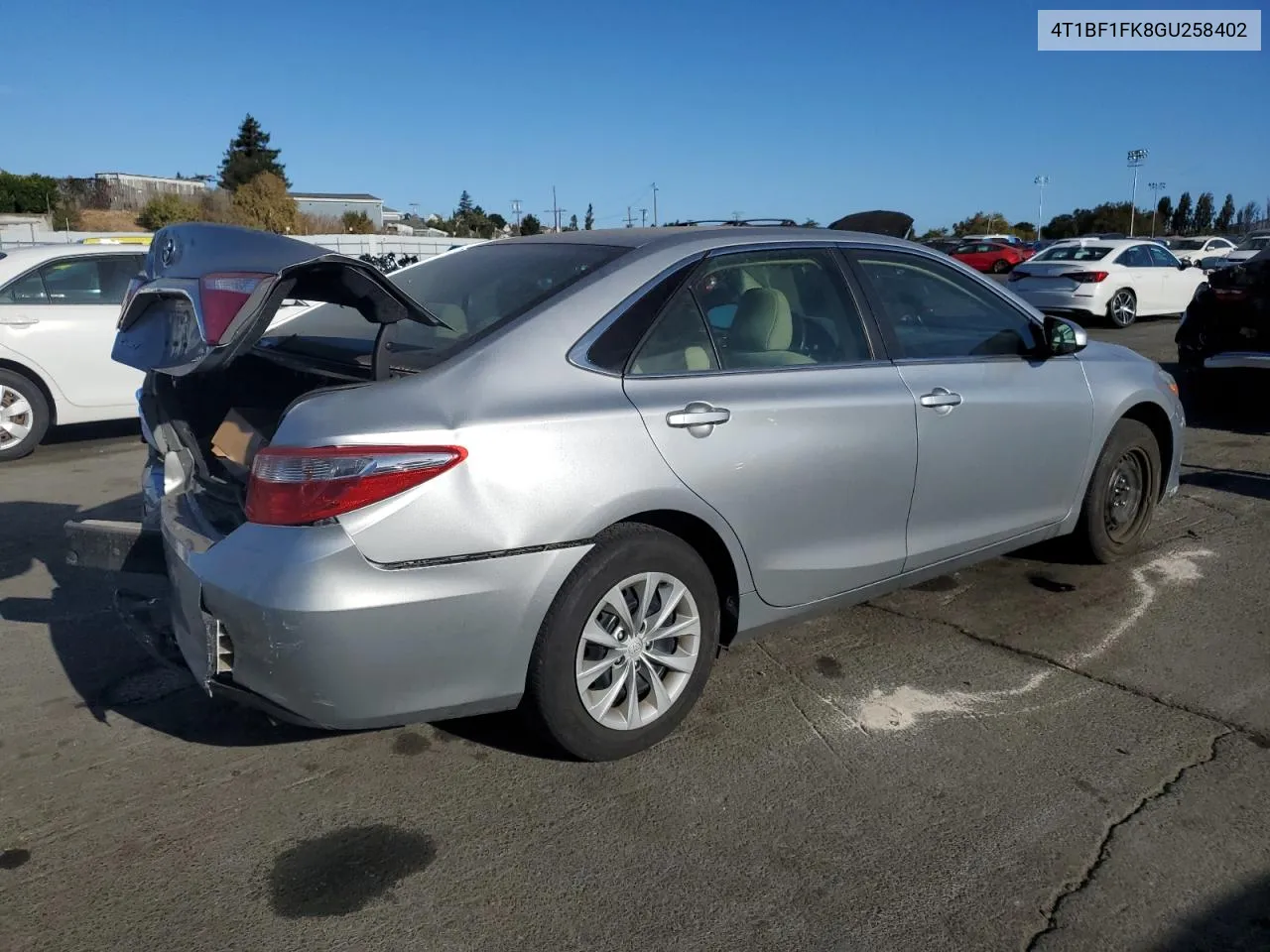 2016 Toyota Camry Le VIN: 4T1BF1FK8GU258402 Lot: 77997534