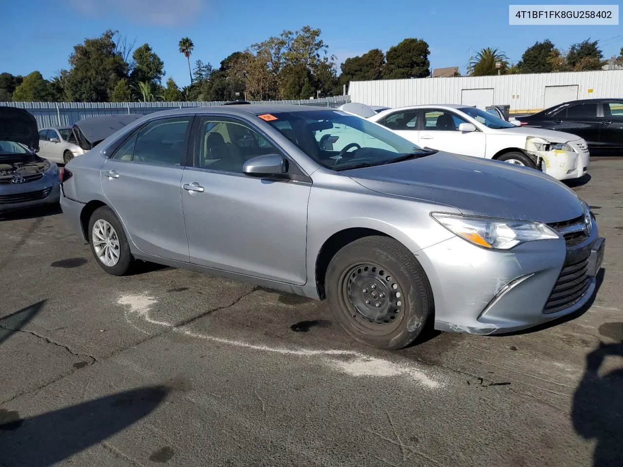 2016 Toyota Camry Le VIN: 4T1BF1FK8GU258402 Lot: 77997534