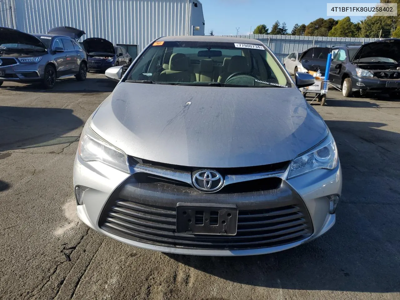 2016 Toyota Camry Le VIN: 4T1BF1FK8GU258402 Lot: 77997534