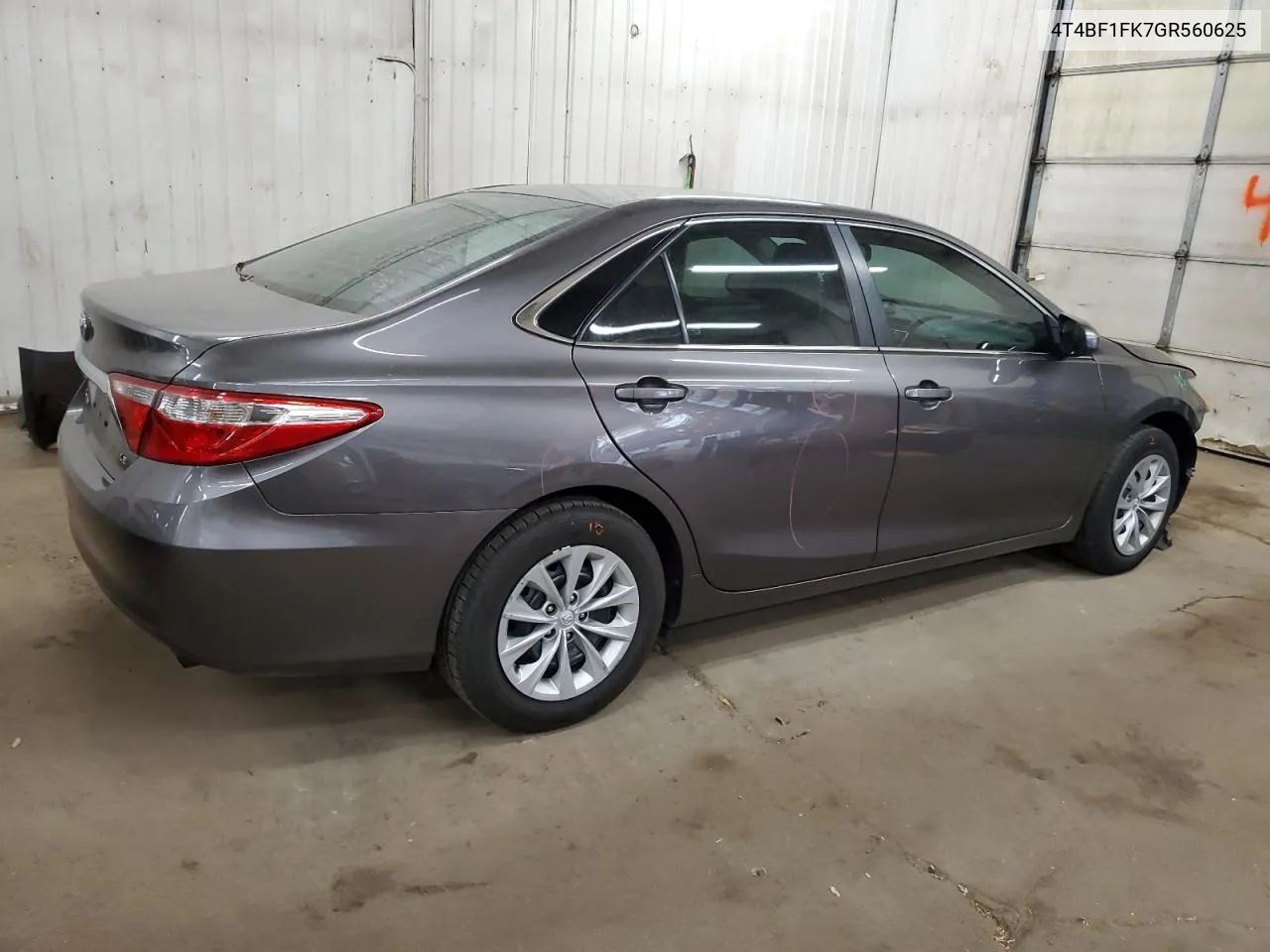 2016 Toyota Camry Le VIN: 4T4BF1FK7GR560625 Lot: 78163334