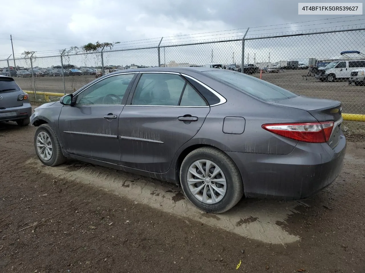 2016 Toyota Camry Le VIN: 4T4BF1FK5GR539627 Lot: 78204124