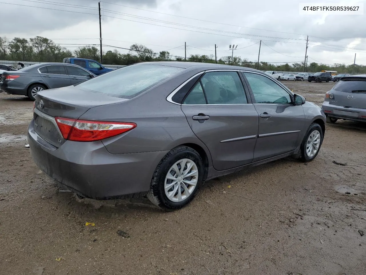 2016 Toyota Camry Le VIN: 4T4BF1FK5GR539627 Lot: 78204124