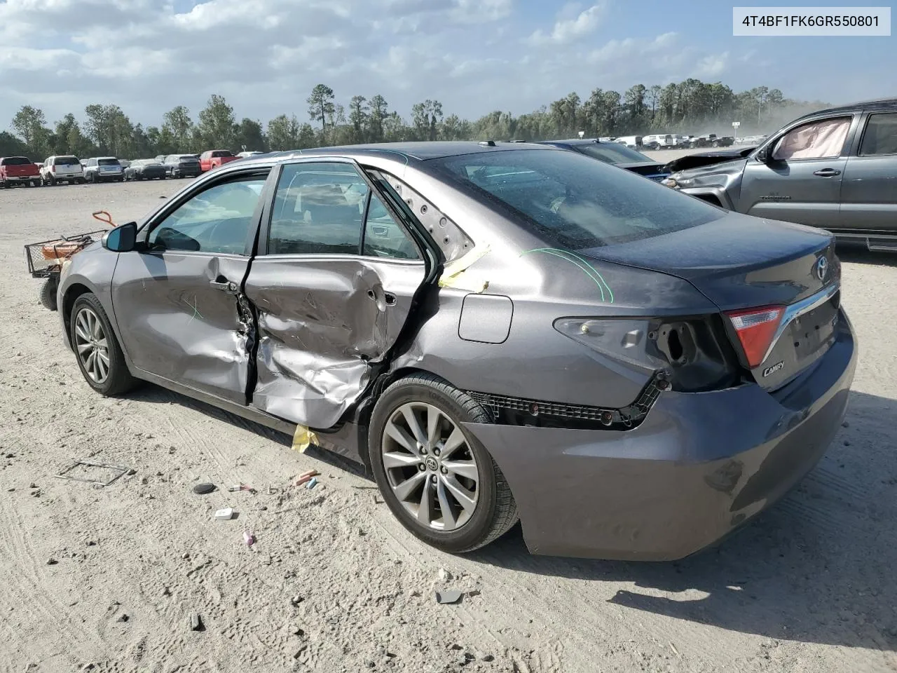 2016 Toyota Camry Le VIN: 4T4BF1FK6GR550801 Lot: 78206114