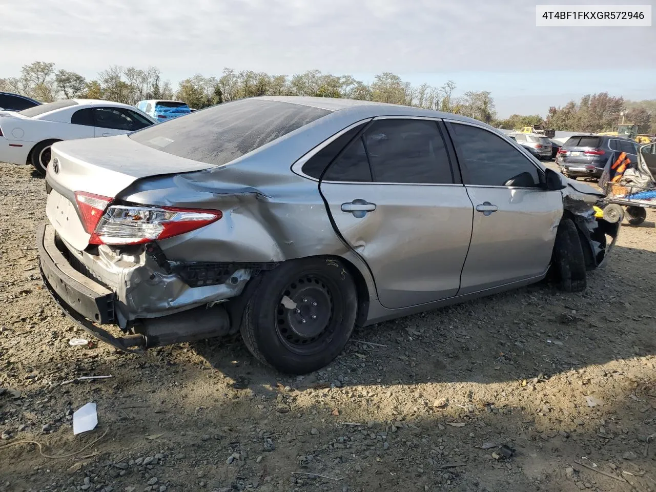 2016 Toyota Camry Le VIN: 4T4BF1FKXGR572946 Lot: 78343864