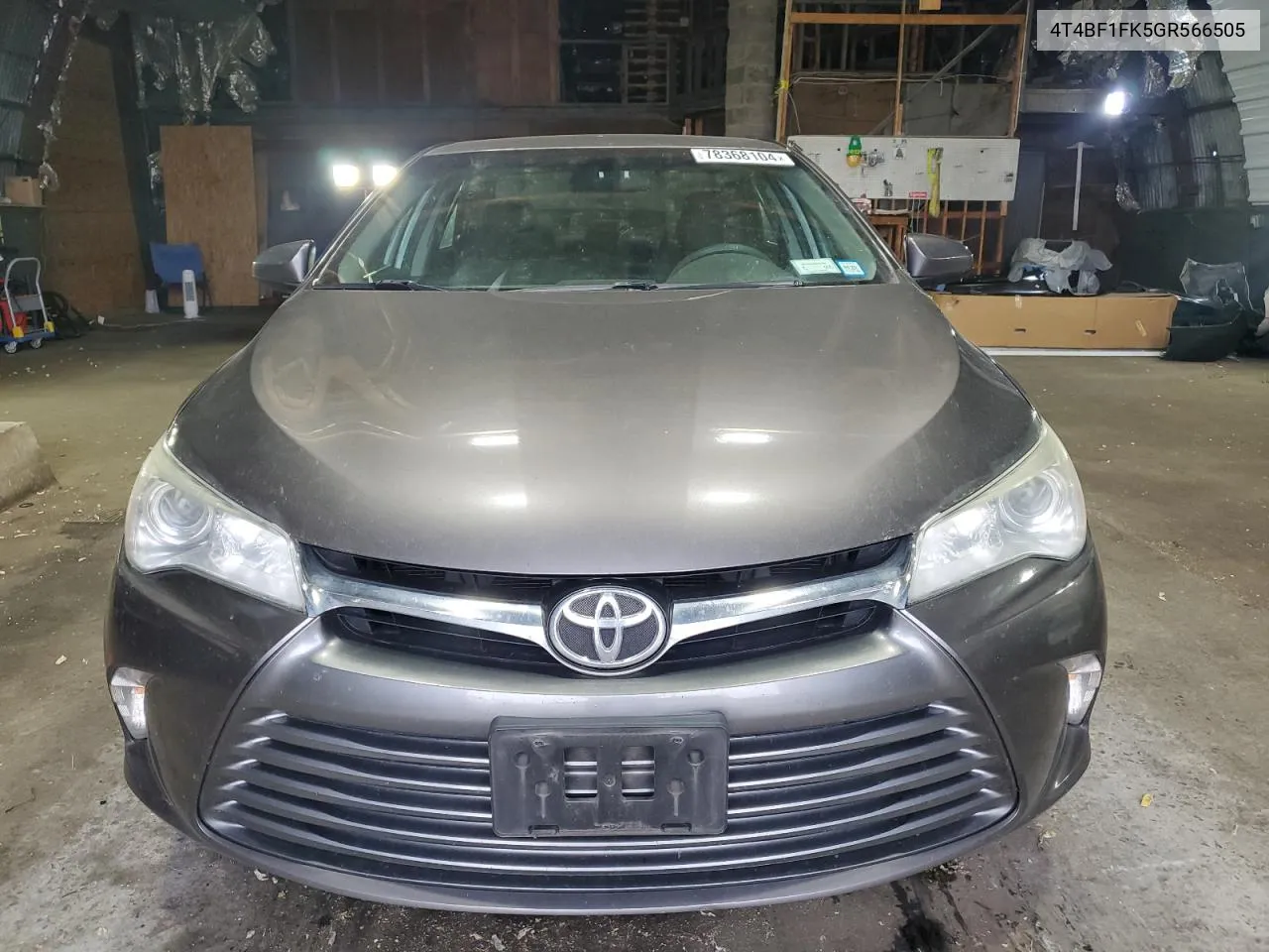 4T4BF1FK5GR566505 2016 Toyota Camry Le