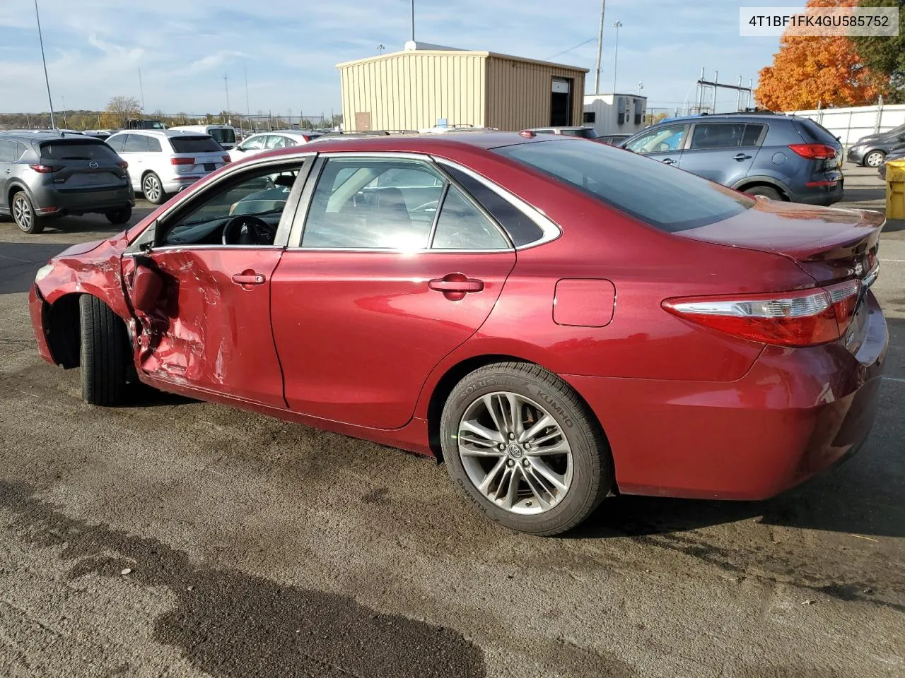 2016 Toyota Camry Le VIN: 4T1BF1FK4GU585752 Lot: 78386314