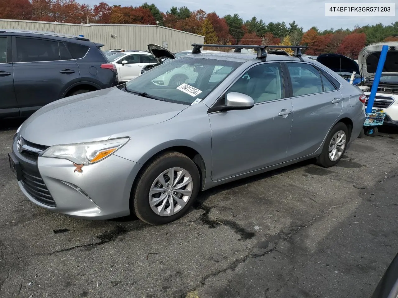 4T4BF1FK3GR571203 2016 Toyota Camry Le