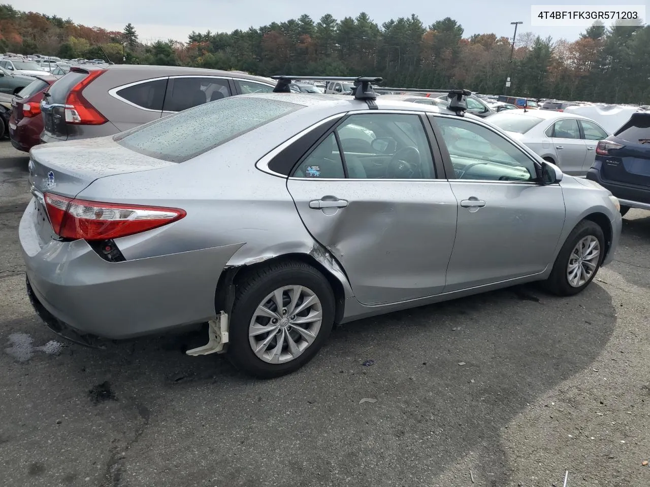 4T4BF1FK3GR571203 2016 Toyota Camry Le