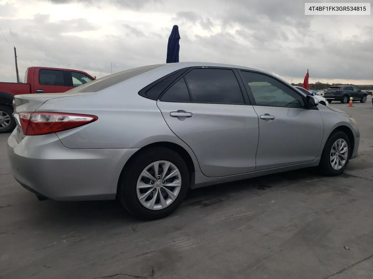 2016 Toyota Camry Le VIN: 4T4BF1FK3GR534815 Lot: 78448244