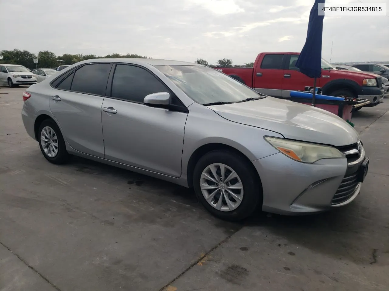 2016 Toyota Camry Le VIN: 4T4BF1FK3GR534815 Lot: 78448244