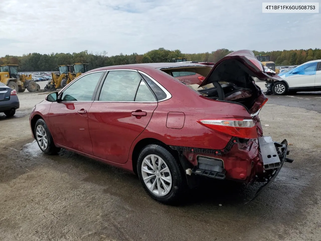 2016 Toyota Camry Le VIN: 4T1BF1FK6GU508753 Lot: 78509634