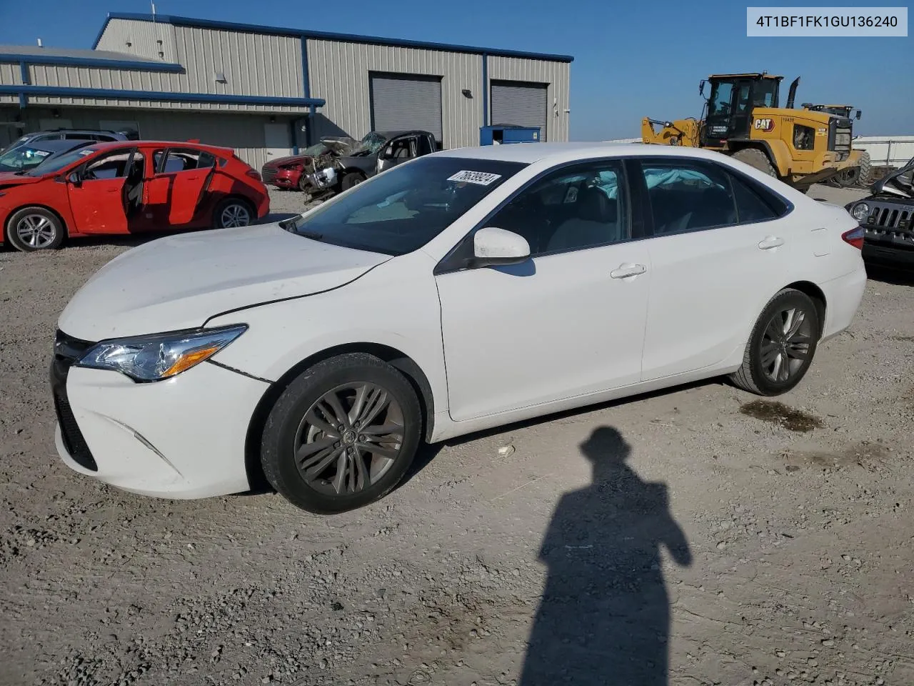 2016 Toyota Camry Le VIN: 4T1BF1FK1GU136240 Lot: 78639924