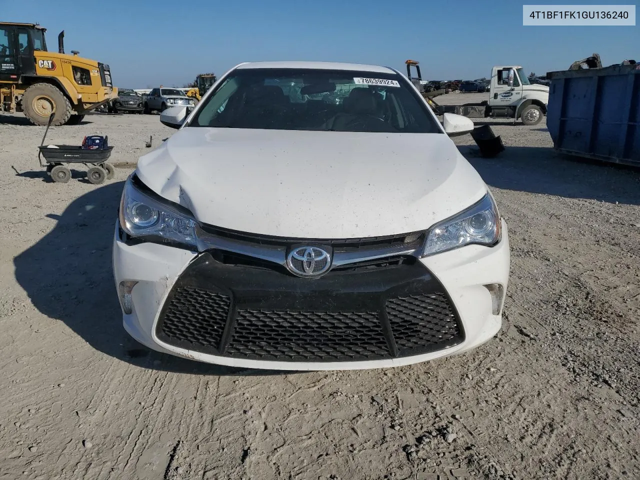 2016 Toyota Camry Le VIN: 4T1BF1FK1GU136240 Lot: 78639924