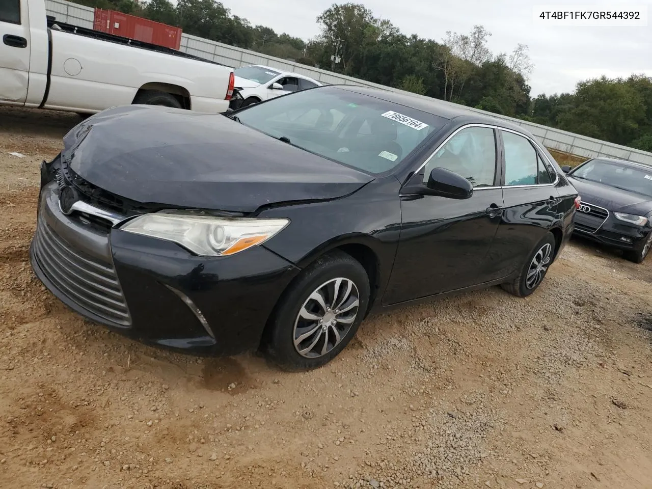 2016 Toyota Camry Le VIN: 4T4BF1FK7GR544392 Lot: 78656164