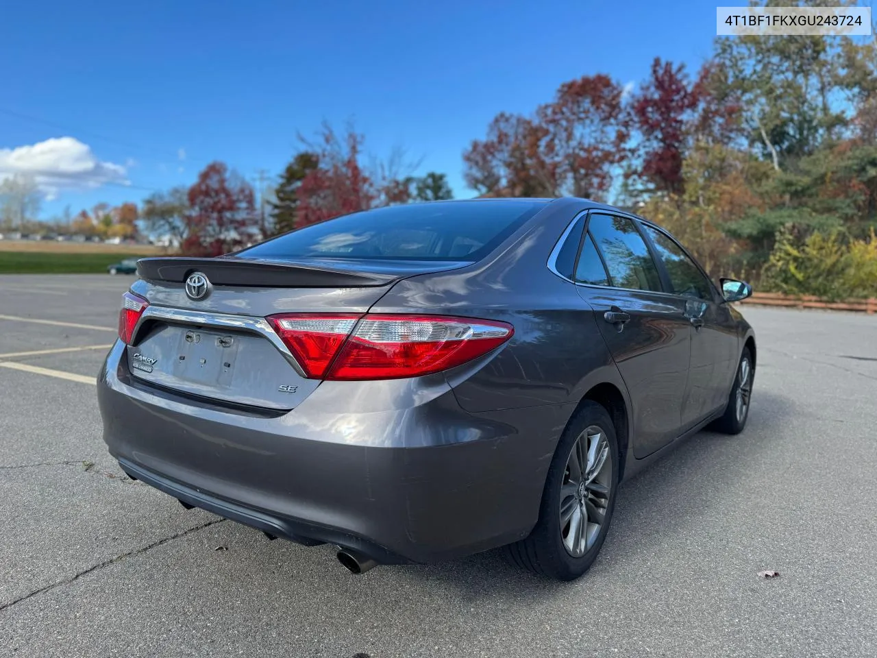 2016 Toyota Camry Le VIN: 4T1BF1FKXGU243724 Lot: 78727764