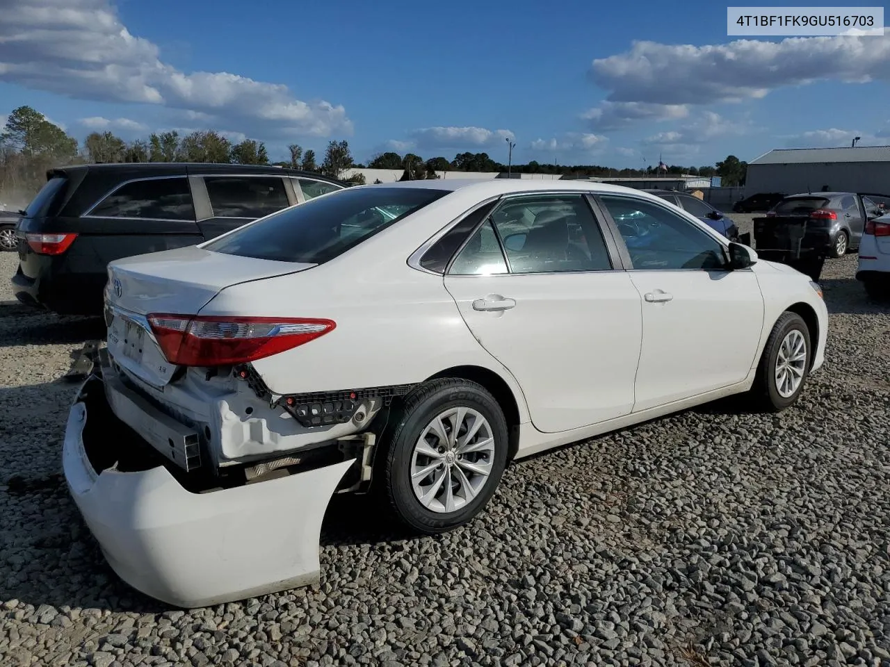 2016 Toyota Camry Le VIN: 4T1BF1FK9GU516703 Lot: 78777674