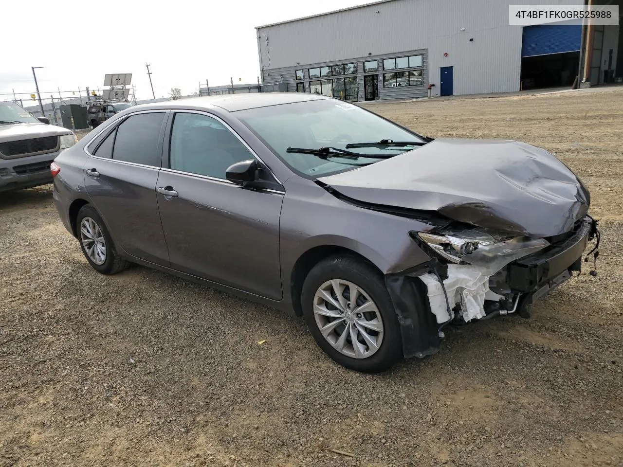 2016 Toyota Camry Le VIN: 4T4BF1FK0GR525988 Lot: 78836104