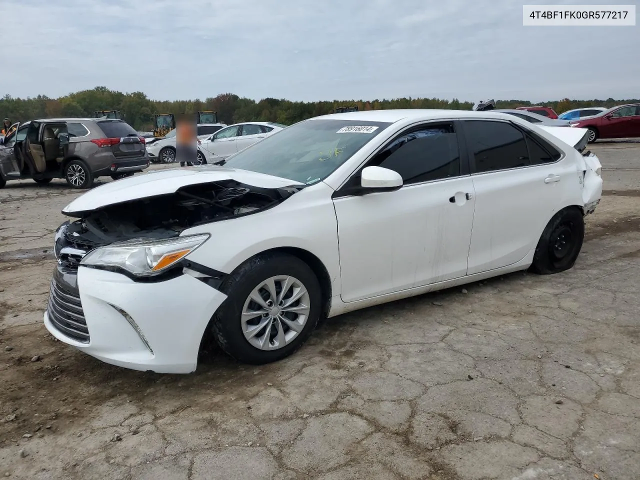 4T4BF1FK0GR577217 2016 Toyota Camry Le