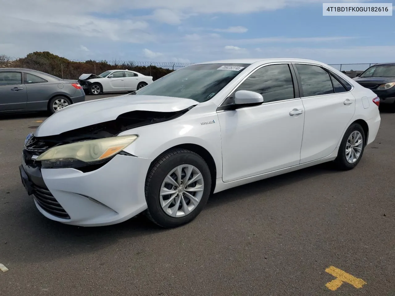 2016 Toyota Camry Hybrid VIN: 4T1BD1FK0GU182616 Lot: 78925274