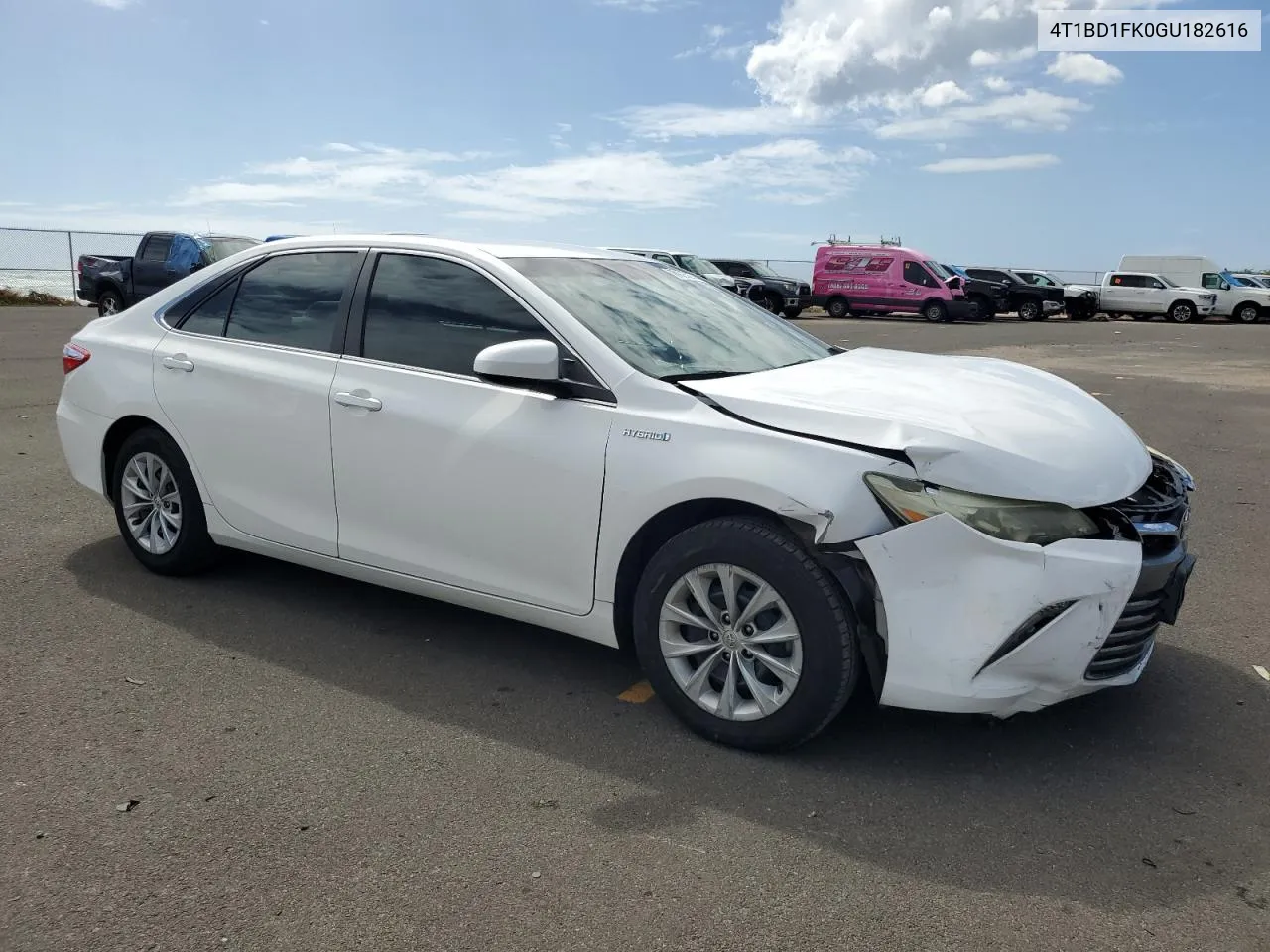 2016 Toyota Camry Hybrid VIN: 4T1BD1FK0GU182616 Lot: 78925274