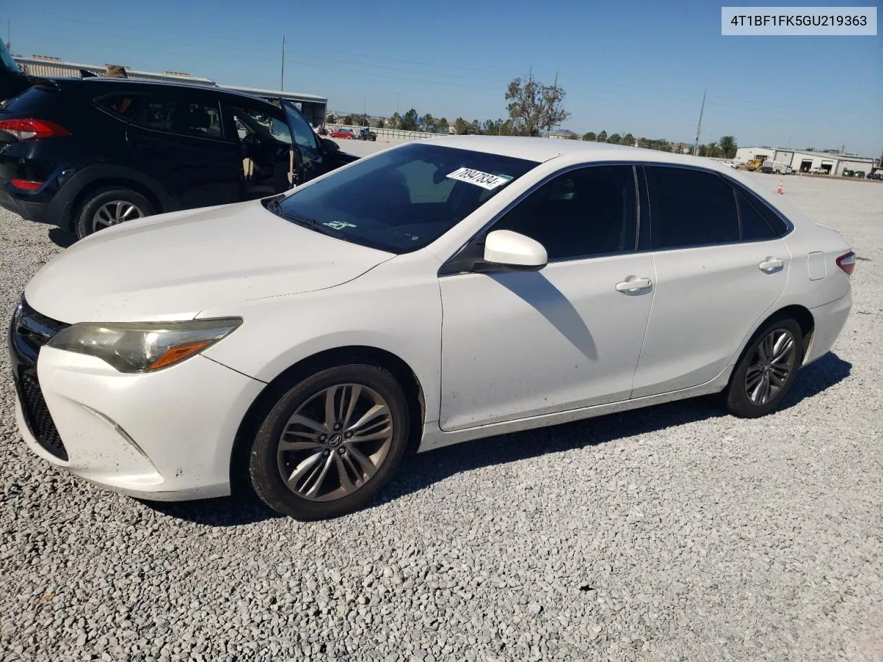 2016 Toyota Camry Le VIN: 4T1BF1FK5GU219363 Lot: 78947834