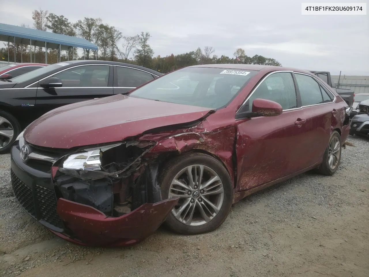 2016 Toyota Camry Le VIN: 4T1BF1FK2GU609174 Lot: 78975354